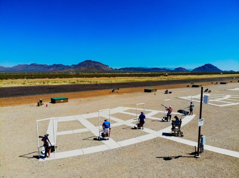 Five-stand fields at Tucson Trap & Skeet